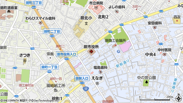 〒335-0000 埼玉県戸田市（以下に掲載がない場合）の地図