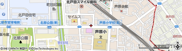 徳永薬局　北戸田店周辺の地図