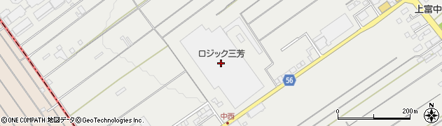 埼玉県入間郡三芳町上富1163周辺の地図
