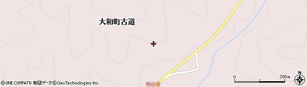 岐阜県郡上市大和町古道周辺の地図
