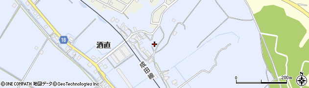 千葉県印旛郡栄町酒直422周辺の地図