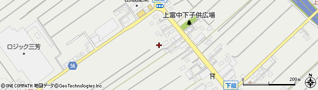 埼玉県入間郡三芳町上富1098周辺の地図