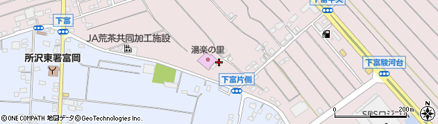 所沢温泉湯楽の里周辺の地図