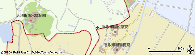 千葉県香取市岡飯田854周辺の地図