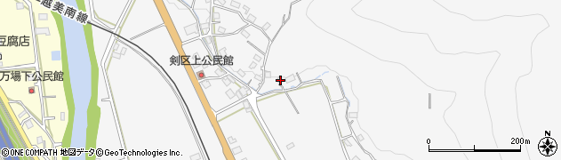 岐阜県郡上市大和町剣1312周辺の地図