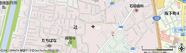 埼玉県川口市辻周辺の地図