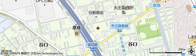 埼玉県三郷市谷口周辺の地図
