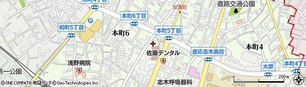 おひげ寿司周辺の地図