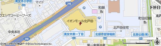 リラックス　イオン北戸田店周辺の地図
