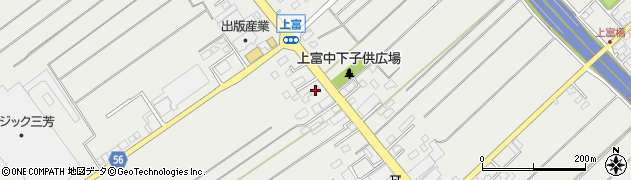 埼玉県入間郡三芳町上富1115周辺の地図