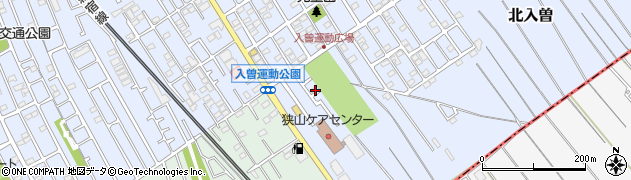 埼玉県狭山市北入曽1446周辺の地図