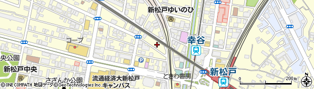 松戸市　自転車駐車場新松戸駅西口高架下第３自転車駐車場周辺の地図