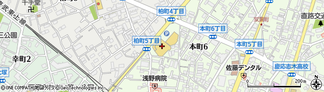 ヤオコー志木本町店周辺の地図
