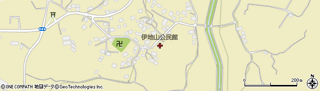 伊地山公民館周辺の地図