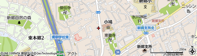 大野生花店本店周辺の地図