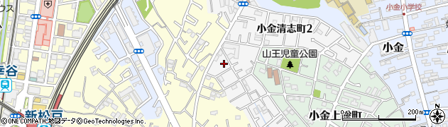 千葉県松戸市小金清志町周辺の地図