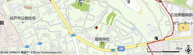 千葉県松戸市根木内551周辺の地図