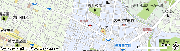 川口信用金庫赤井支店周辺の地図