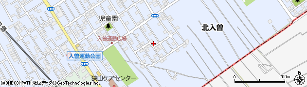 埼玉県狭山市北入曽1458周辺の地図