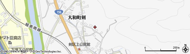 岐阜県郡上市大和町剣1680周辺の地図