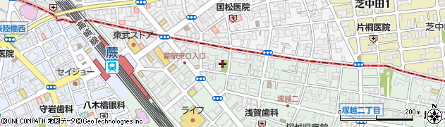 仁中歩公園周辺の地図