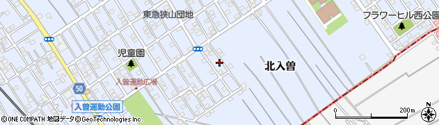埼玉県狭山市北入曽1477周辺の地図