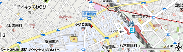 蕨駅前郵便局 ＡＴＭ周辺の地図