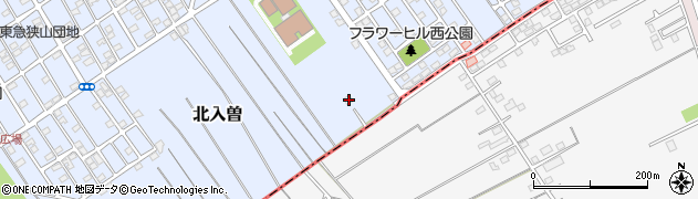 埼玉県狭山市北入曽1504周辺の地図