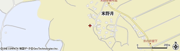 千葉県香取市米野井周辺の地図