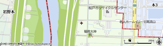 千葉県松戸市七右衛門新田180周辺の地図