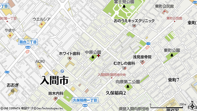 〒358-0024 埼玉県入間市久保稲荷の地図