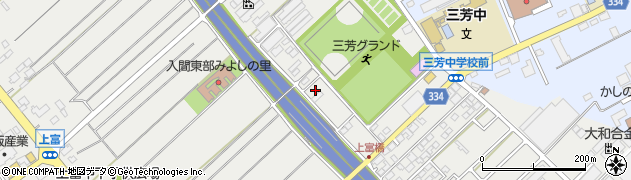埼玉県入間郡三芳町上富349周辺の地図