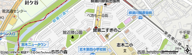 埼玉県志木市館2丁目7-8周辺の地図