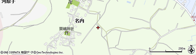千葉県白井市名内周辺の地図
