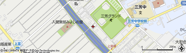 埼玉県入間郡三芳町上富340周辺の地図
