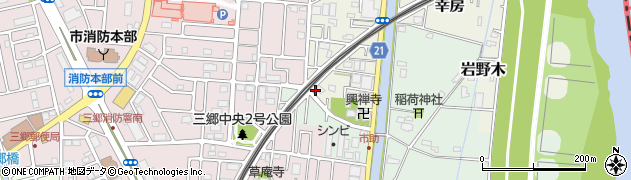 埼玉県三郷市幸房841周辺の地図
