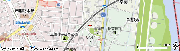 埼玉県三郷市幸房1085周辺の地図