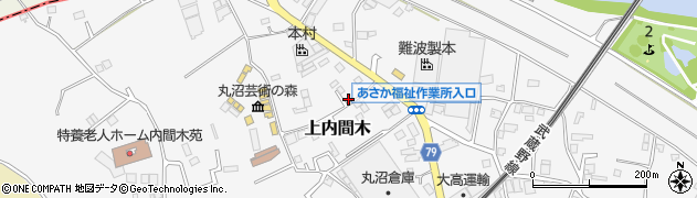 埼玉県朝霞市上内間木722周辺の地図