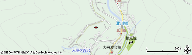 東京都奥多摩町（西多摩郡）大丹波周辺の地図