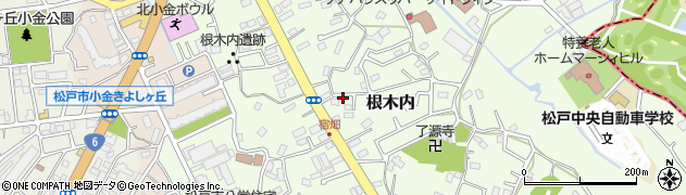 千葉県松戸市根木内359周辺の地図