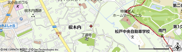 千葉県松戸市根木内365周辺の地図