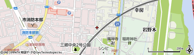 埼玉県三郷市幸房797周辺の地図