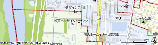 千葉県松戸市七右衛門新田317周辺の地図