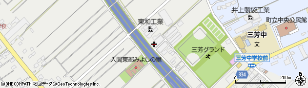 埼玉県入間郡三芳町上富323周辺の地図