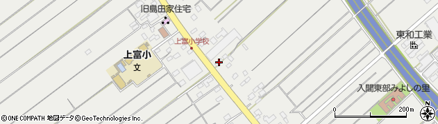 埼玉県入間郡三芳町上富254周辺の地図