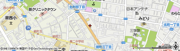 洋麺屋五右衛門 蕨店周辺の地図