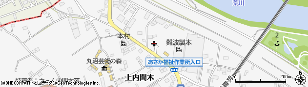 埼玉県朝霞市上内間木691周辺の地図