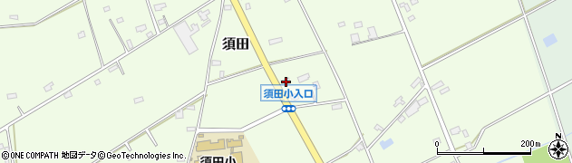 茨城県神栖市須田3114周辺の地図