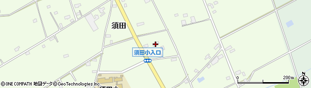 茨城県神栖市須田1177周辺の地図