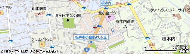 千葉県松戸市久保平賀380周辺の地図